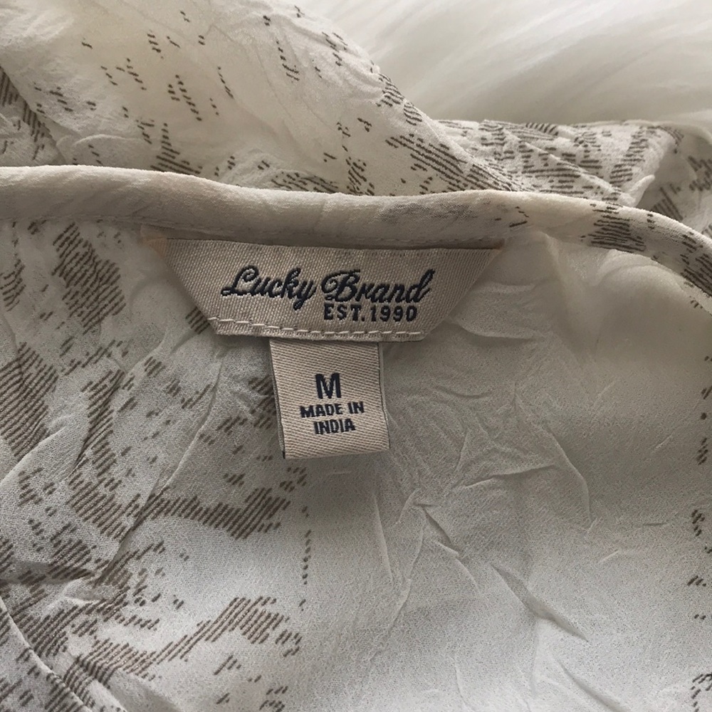 Lucky Brand Sheer Blouse - Picture 5 of 5